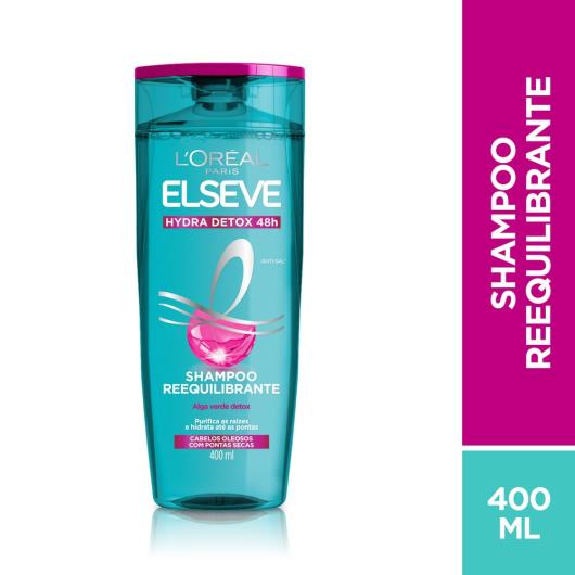 Shampoo Elseve Hydra Detox Reequilibrante 400 ml - Imagem em destaque