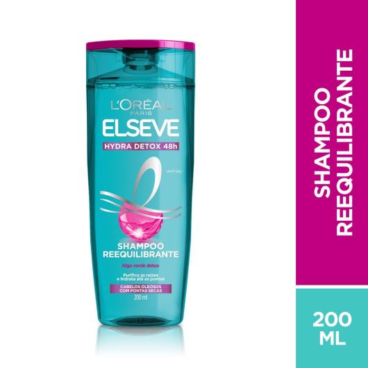Shampoo Elseve Hydra Detox Reequilibrante 200ml - Imagem em destaque