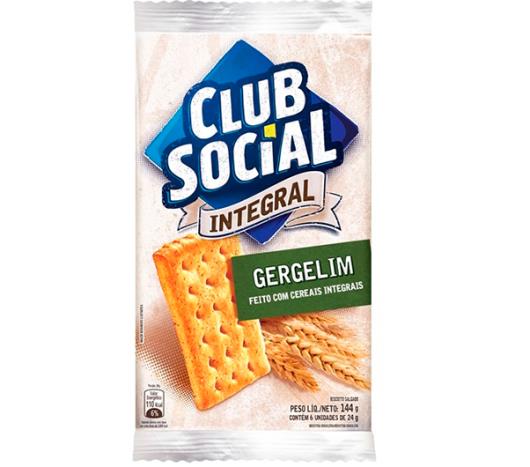 Biscoito Club Social Integral Gergelim 144g - Imagem em destaque