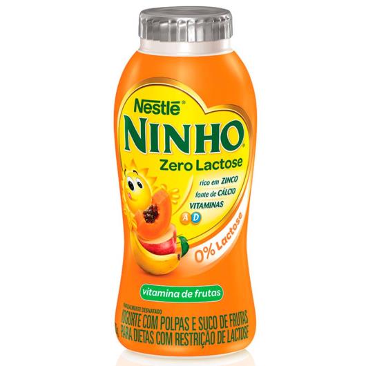 Iogurte Ninho Zero Lactose Vitamina Frutas Líquido 170g - Imagem em destaque