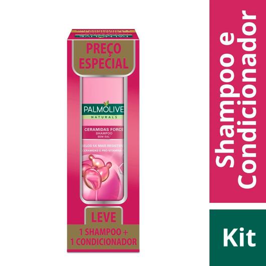 Shampoo + Condicionador Palmolive Naturals Ceramidas Force Preço Especial 350ml cada - Imagem em destaque