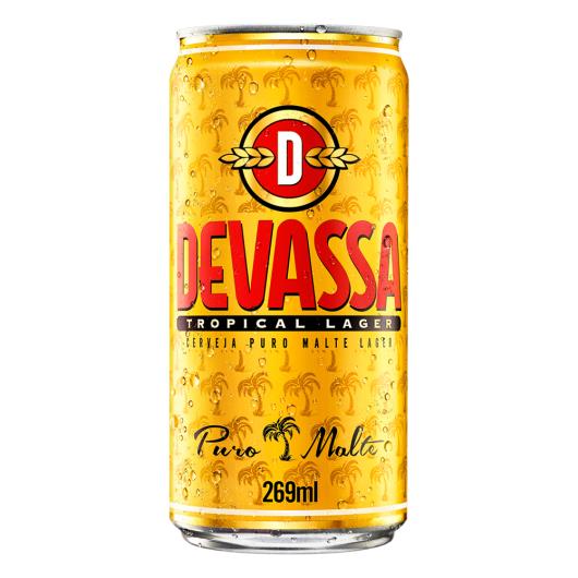 Cerveja Devassa Tropical Lager Loura 269ml - Imagem em destaque