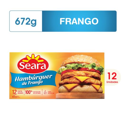 Hambúrguer de frango Seara 672g - Imagem em destaque