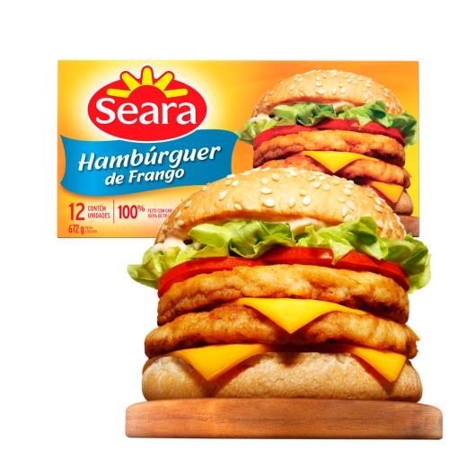 Hambúrguer de frango Seara 672g - Imagem em destaque