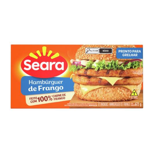 Hambúrguer de frango Seara 672g - Imagem em destaque