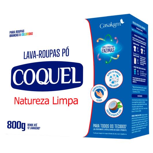 Lava-Roupas em Pó Natureza Limpa Coquel 800g - Imagem em destaque