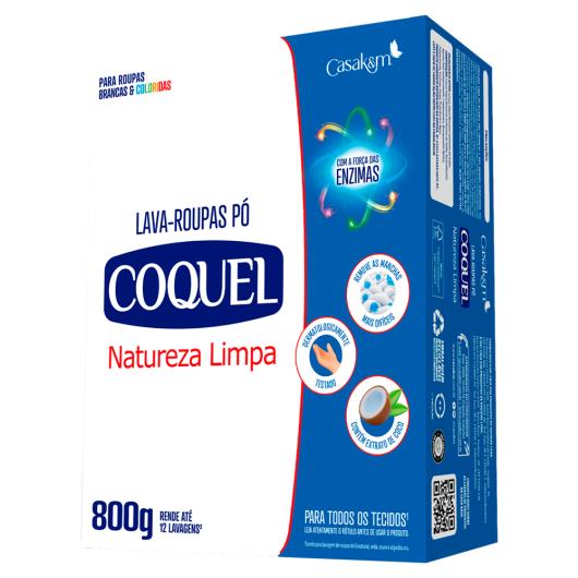 Lava-Roupas em Pó Natureza Limpa Coquel 800g - Imagem em destaque