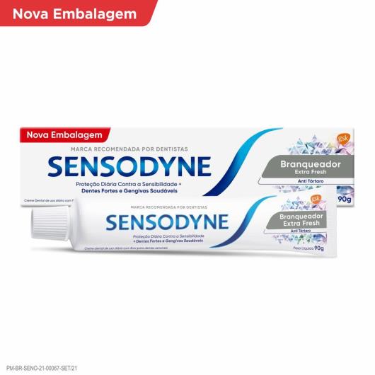 Creme Dental Sensodyne Branqueador Extra Fresh 90g - Imagem em destaque