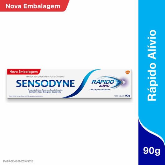 Creme Dental Sensodyne Rápido Alívio 90 g - Imagem em destaque