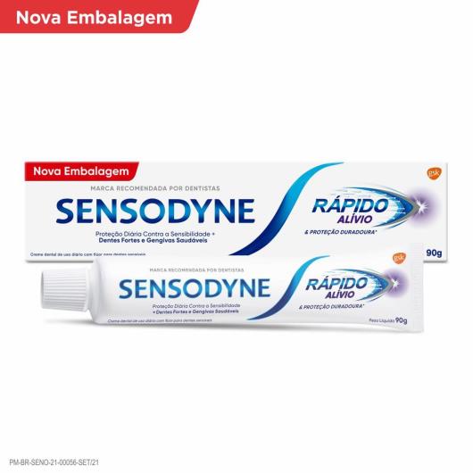 Creme Dental Sensodyne Rápido Alívio 90 g - Imagem em destaque