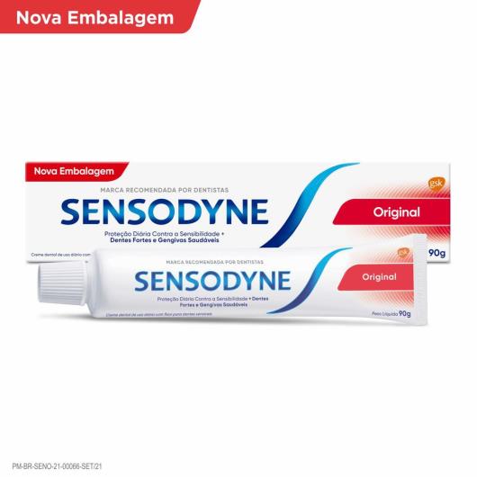 Creme Dental Sensodyne Original 90g - Imagem em destaque