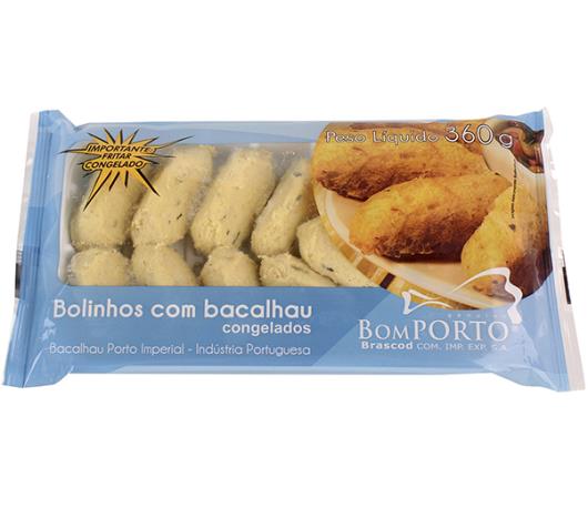 Bolinho de Bacalhau Congelado Bom Porto Gourmet 360g - Imagem em destaque