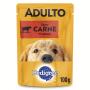 Alimento para Cães Adultos Carne ao Molho Pedigree Sachê 100g