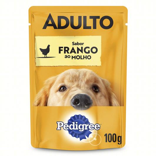 Alimento para Cães Adultos Frango ao Molho Pedigree Sachê 100g - Imagem em destaque