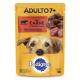 Alimento para Cães Adultos 7+ Carne ao Molho Pedigree Sachê 100g - Imagem 7896029014981.jpg em miniatúra