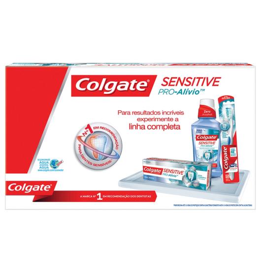 Creme Dental Colgate Sensitive Pró Alívio Real White 110g grátis Creme Dental Colgate Total 12 Clean Mint 90g - Imagem em destaque