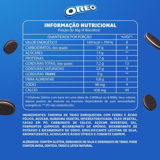 Biscoito Recheado Oreo Milkshake de Morango Multipack 144g - Imagem em destaque
