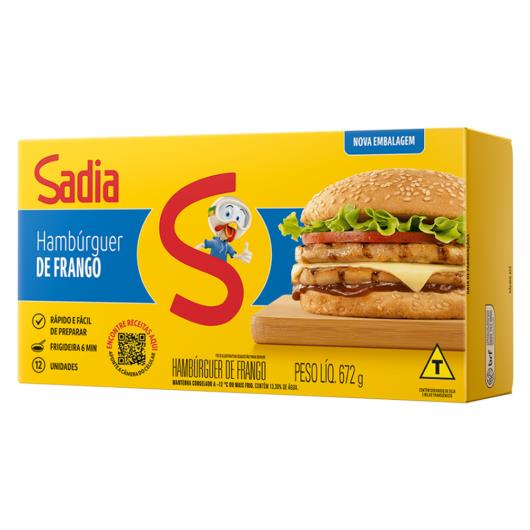 Hambúrguer de Frango Sadia 672g - Imagem em destaque