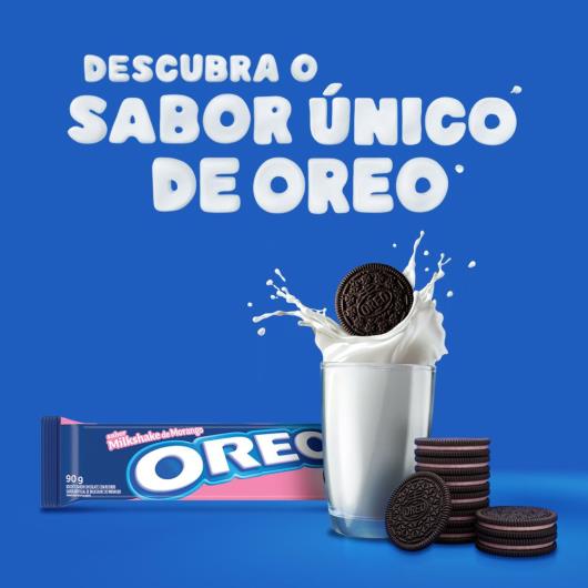 Biscoito recheado Oreo milkshake de morango 90g - Imagem em destaque