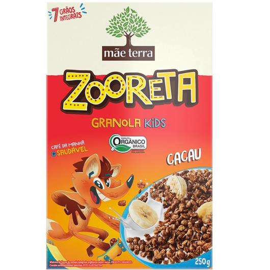 Cereal Orgânico Zooreta Cacau Mãe Terra 250 GR - Imagem em destaque