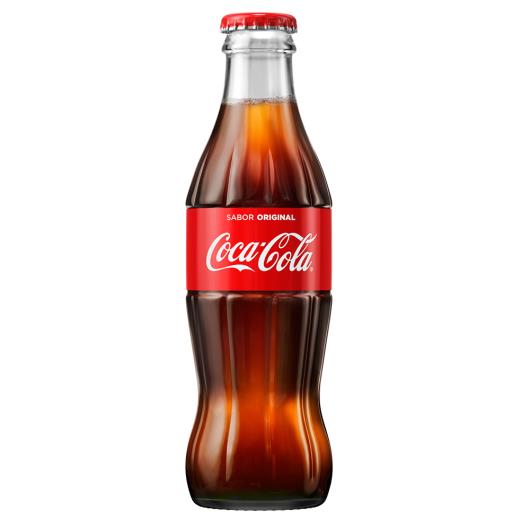 Refrigerante Coca Cola ORIGINAL Garrafa 250ml - Imagem em destaque