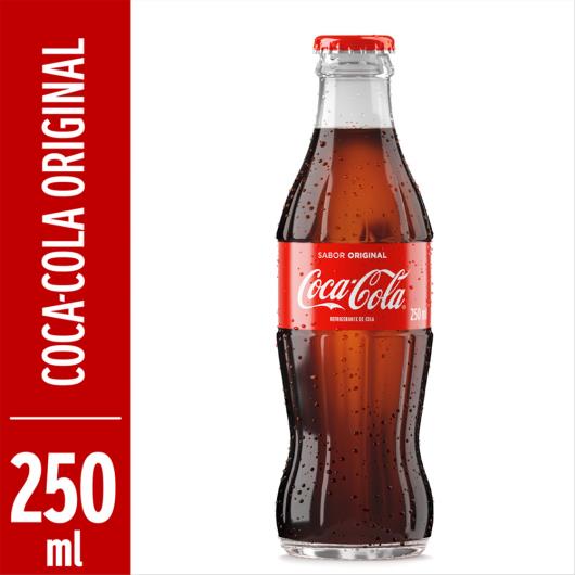 Refrigerante Coca Cola ORIGINAL Garrafa 250ml - Imagem em destaque