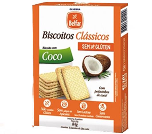 Biscoito Clássicos Belfar Coco 3unidades 84g - Imagem em destaque