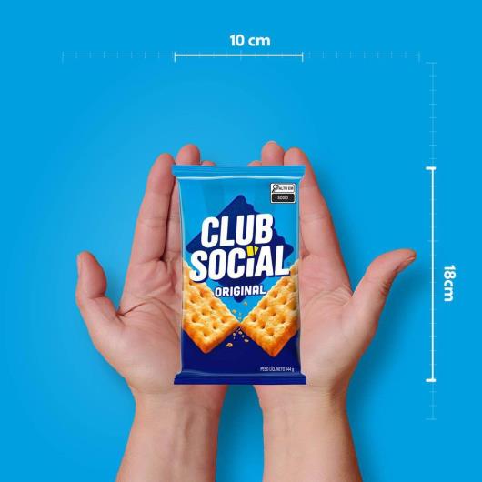 Biscoito Club Social regular original multipack 144g - Imagem em destaque