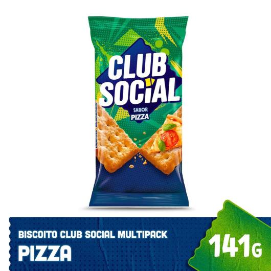 Biscoito Club Social regular pizza multipack 141g - Imagem em destaque