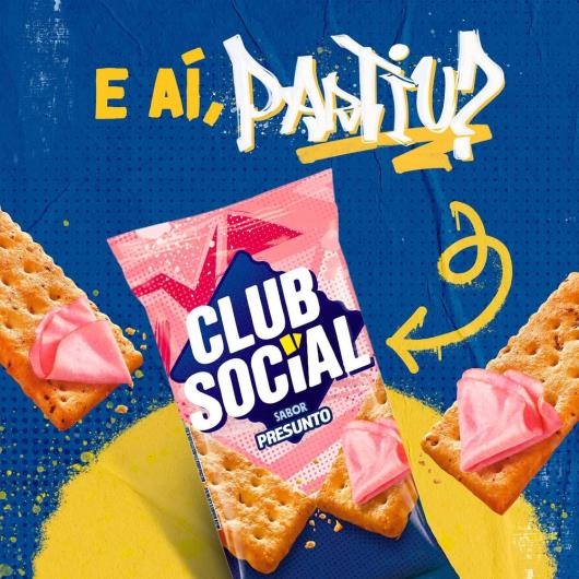 Biscoito Club Social regular presunto multipack 141g - Imagem em destaque