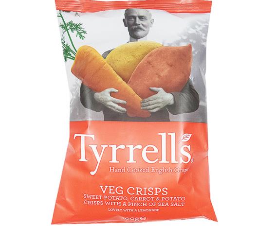 Mix Vegetais Tyrrells Batata Doce/Cenoura e Batata Inglesa 100g - Imagem em destaque