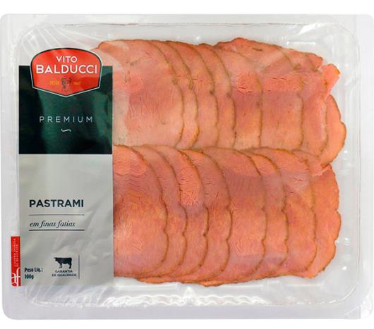 Presunto Vito Bauducci Premium Pastrami 100g - Imagem em destaque