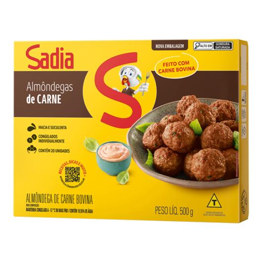 Almôndegas de Carne Sadia 500g - Imagem em destaque