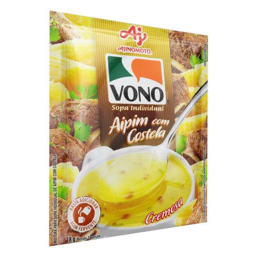 Sopa Individual Cremosa Aipim com Costela Vono Pacote 18g - Imagem em destaque