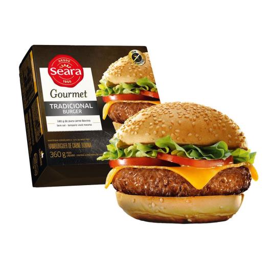 Tradicional Burger Seara Gourmet 360g - Imagem em destaque