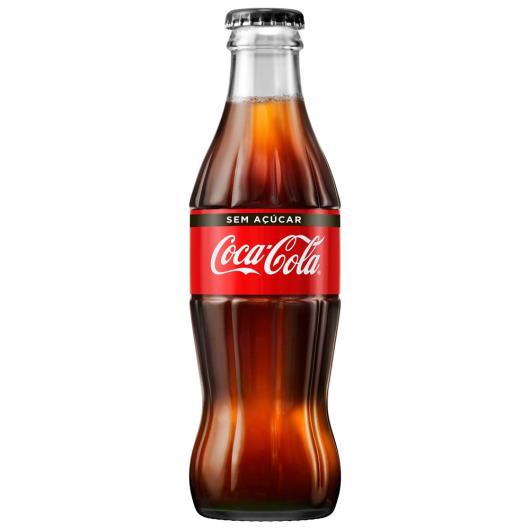 Refrigerante Coca-Cola Sem Açúcar VIDRO 250ML - Imagem em destaque