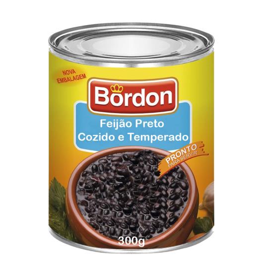 Feijão preto temperado Bordon 300g - Imagem em destaque