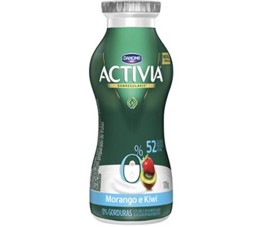 Leite Fermentado Activia Morango /Kiwi Zero 170g - Imagem em destaque