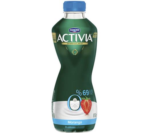 Leite Fermentado Activia Zero Morango 850g - Imagem em destaque