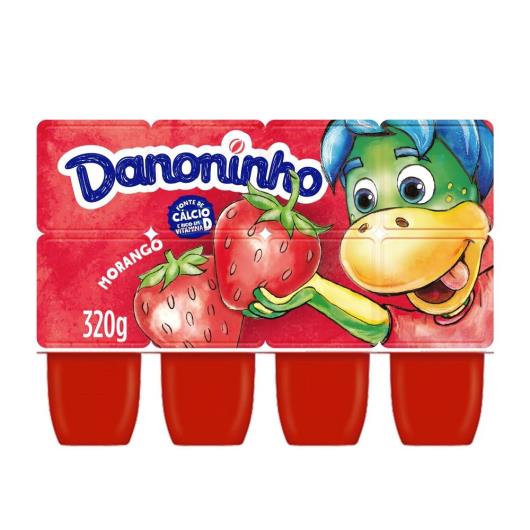 Danoninho Petit Suisse Morango 320g 8 unidades - Imagem em destaque