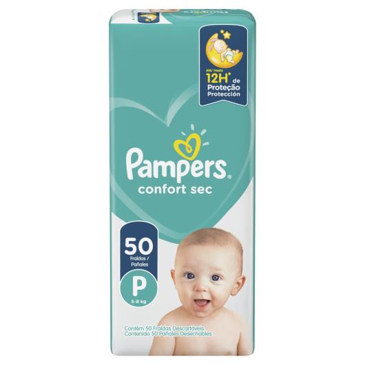 Fralda Pampers Confort Sec P 50 unidades - Imagem em destaque