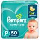 Fralda Pampers Confort Sec P 50 unidades - Imagem 7500435106610-(1).jpg em miniatúra