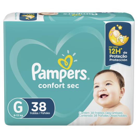 Fralda Pampers Confort Sec G 38 unidades - Imagem em destaque