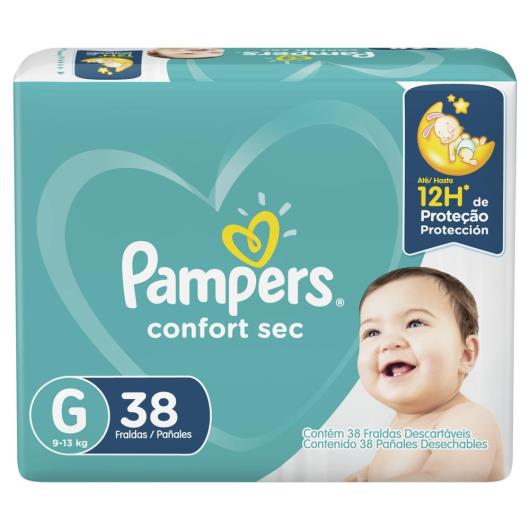 Fralda Pampers Confort Sec G 38 unidades - Imagem em destaque