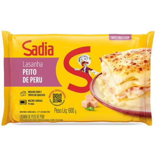 Lasanha congelada Sadia Peito de Peru 600g - Imagem em destaque