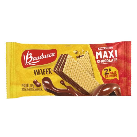 Wafer Bauducco Maxi Chocolate 117g - Imagem em destaque