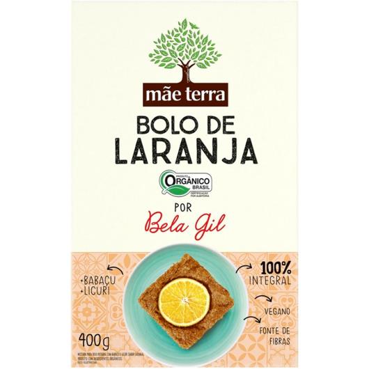 Mistura para Bolo Mãe Terra Orgânico Laranja e Licuri 400g - Imagem em destaque