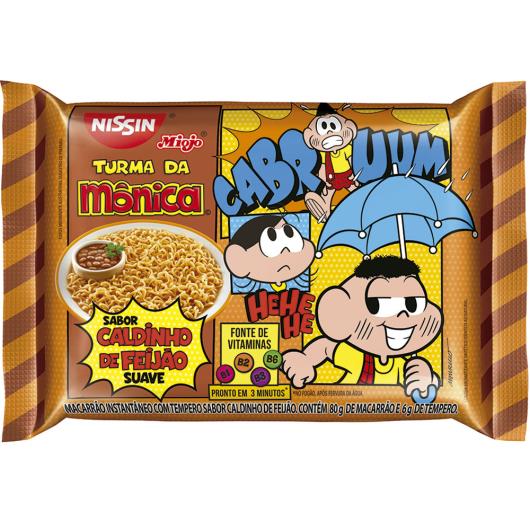 Macarrão Nissin Instantâneo Turma da Mônica Caldinho de Feijão 85g - Imagem em destaque