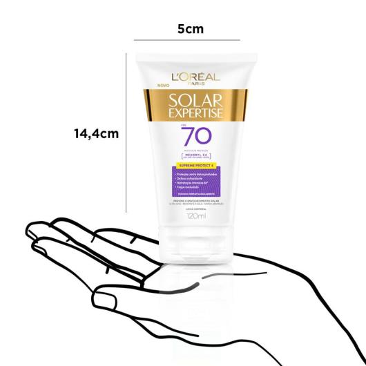 Protetor Solar L'oreal Supreme FPS70 120ml - Imagem em destaque