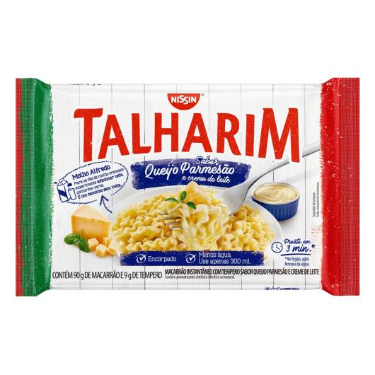 Macarrão Instantâneo Talharim Queijo Parmesão e Creme de Leite Nissin Pacote 99g - Imagem em destaque